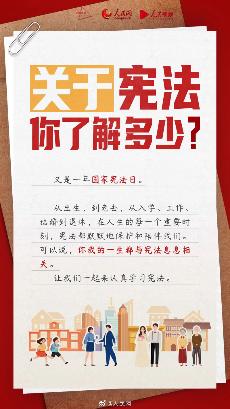 关于宪法，你了解多少？